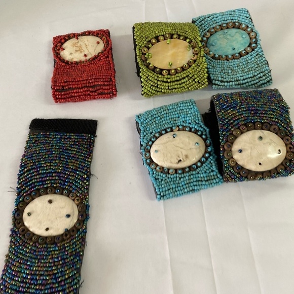 Vintage Bead Wrap Bracelets (6) (EQ) - Picture 2 of 12
